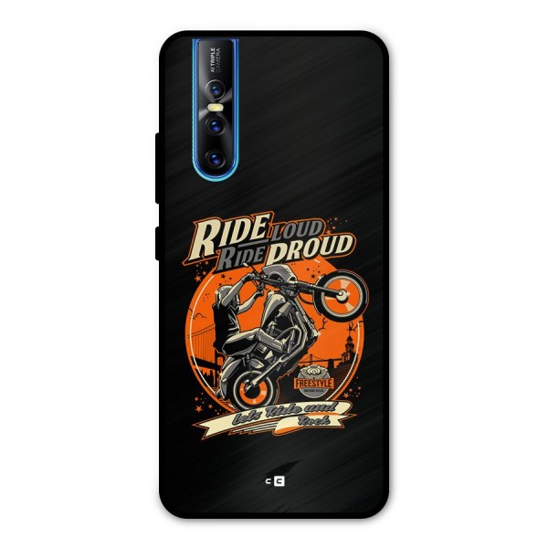 Proud Rider Metal Back Case for Vivo V15 Pro