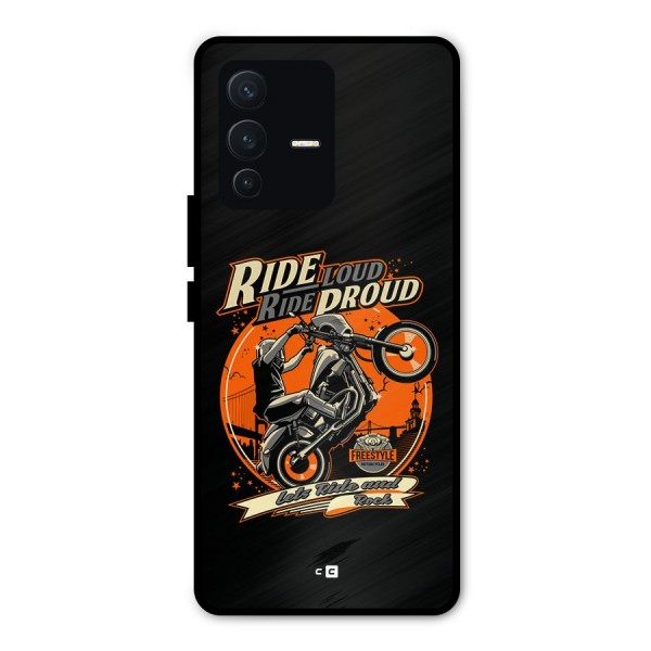 Proud Rider Metal Back Case for Vivo V23 Pro