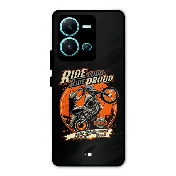 Proud Rider Metal Back Case for Vivo V25