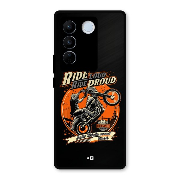 Proud Rider Metal Back Case for Vivo V27