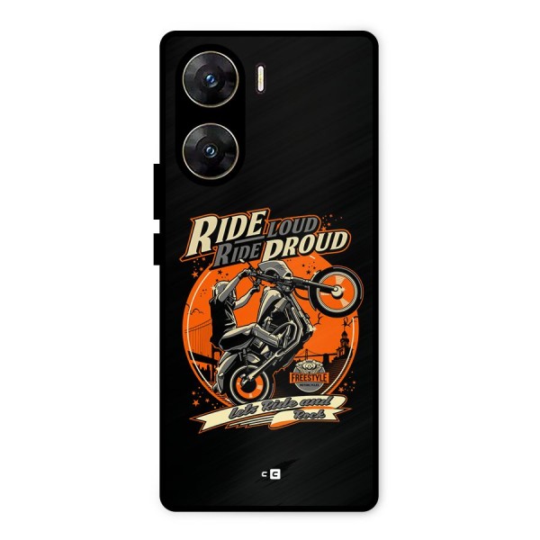 Proud Rider Metal Back Case for Vivo V29e