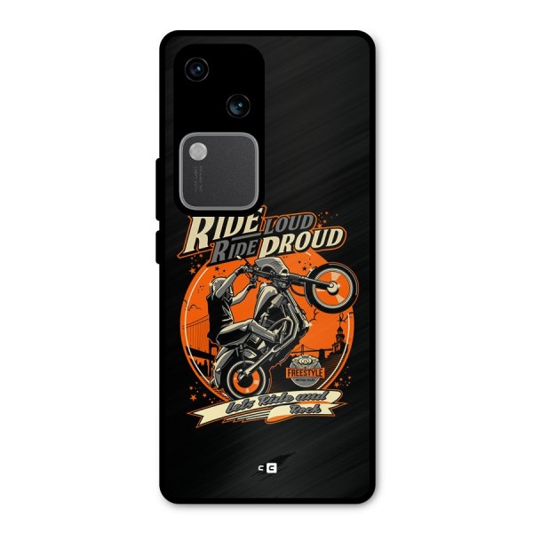 Proud Rider Metal Back Case for Vivo V30