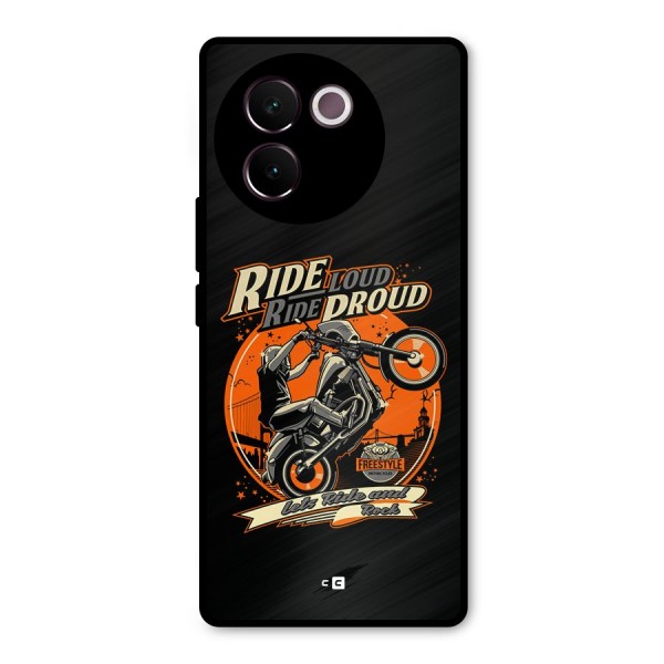 Proud Rider Metal Back Case for Vivo V30e