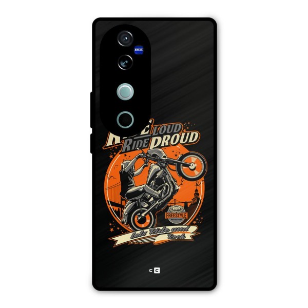 Proud Rider Metal Back Case for Vivo V40