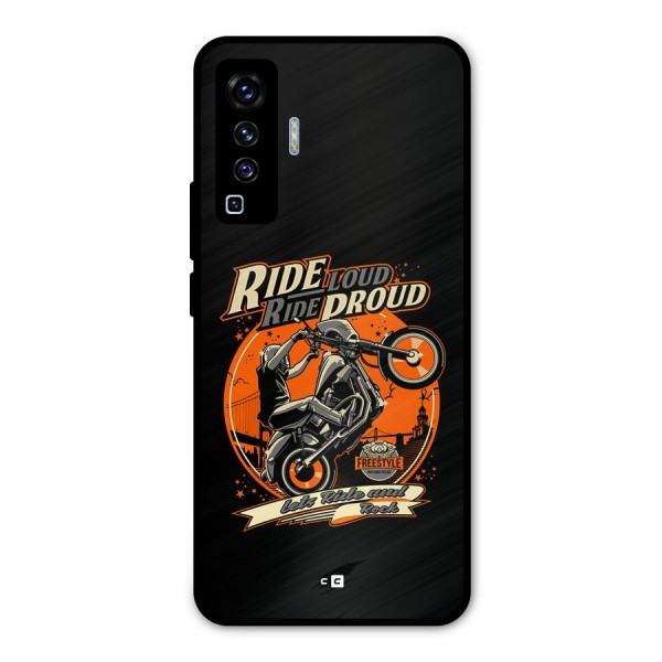 Proud Rider Metal Back Case for Vivo X50