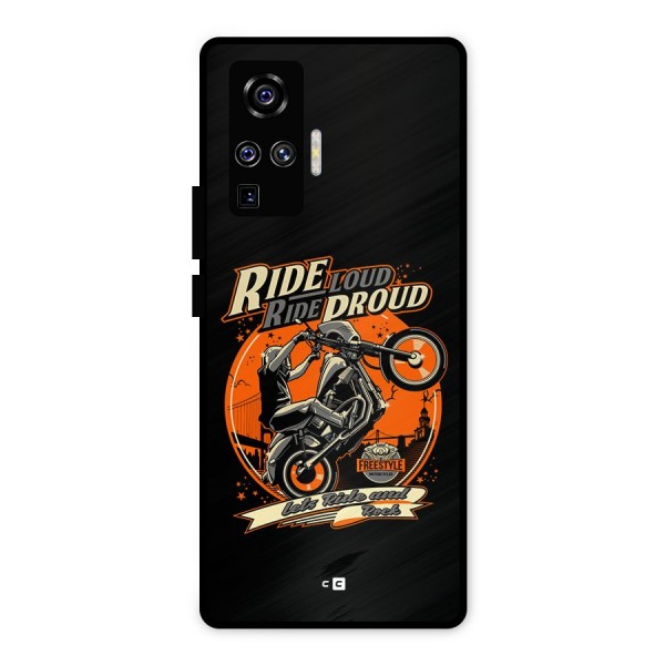 Proud Rider Metal Back Case for Vivo X50 Pro