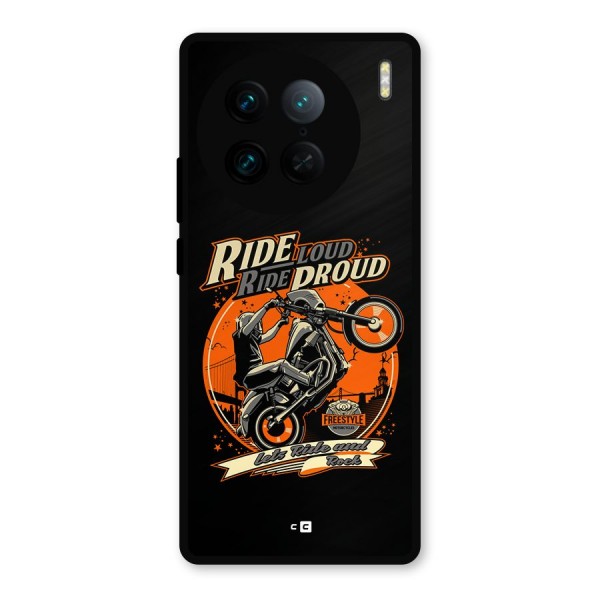 Proud Rider Metal Back Case for Vivo X90 Pro