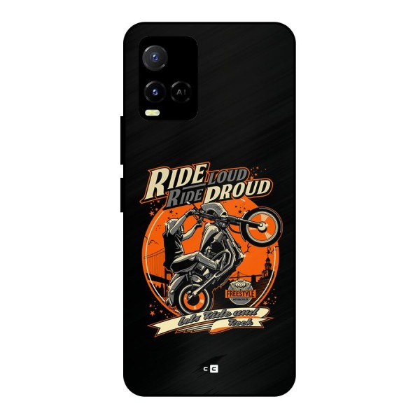 Proud Rider Metal Back Case for Vivo Y21