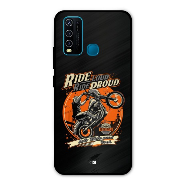 Proud Rider Metal Back Case for Vivo Y30