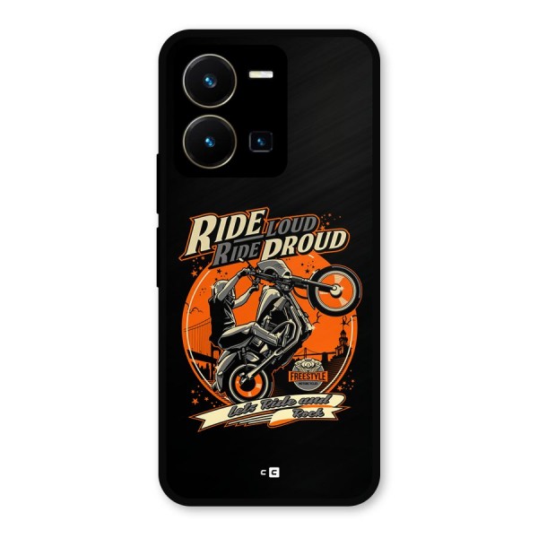 Proud Rider Metal Back Case for Vivo Y35