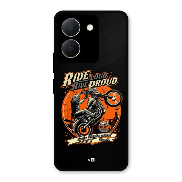 Proud Rider Metal Back Case for Vivo Y36