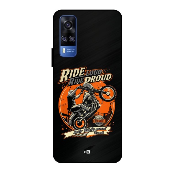 Proud Rider Metal Back Case for Vivo Y51