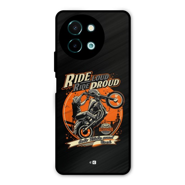 Proud Rider Metal Back Case for Vivo Y58