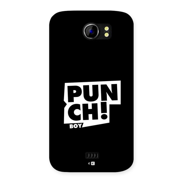 Punch Boy Back Case for Canvas 2 A110