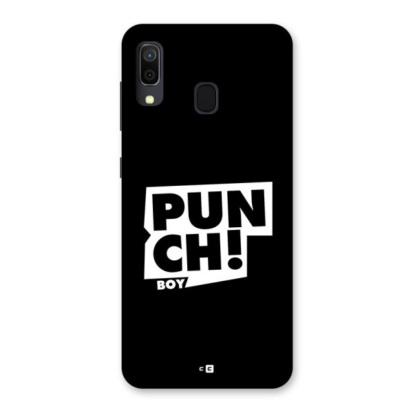 Punch Boy Back Case for Galaxy A20