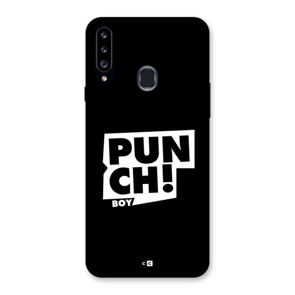 Punch Boy Back Case for Galaxy A20s