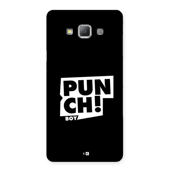 Punch Boy Back Case for Galaxy A7