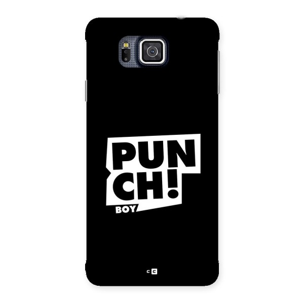 Punch Boy Back Case for Galaxy Alpha