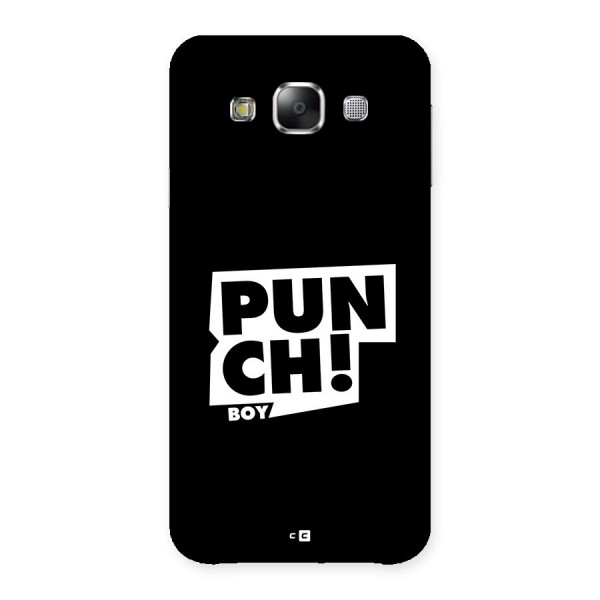 Punch Boy Back Case for Galaxy E5