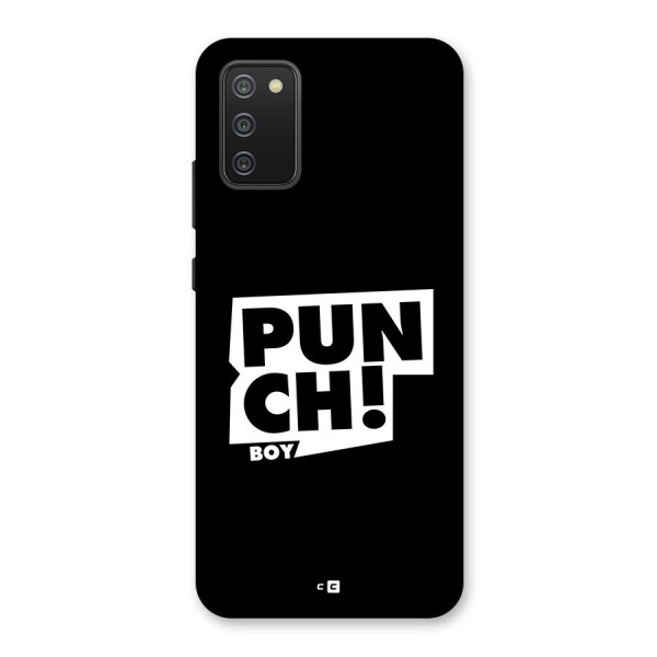 Punch Boy Back Case for Galaxy F02s