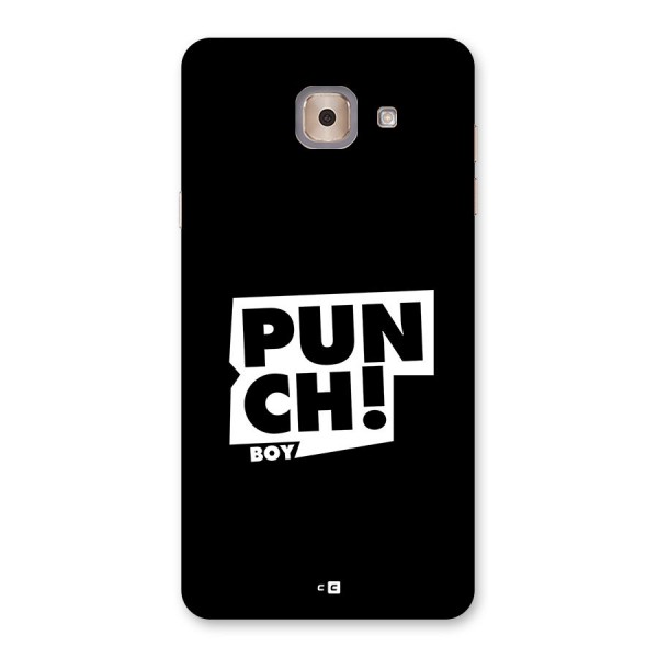 Punch Boy Back Case for Galaxy J7 Max