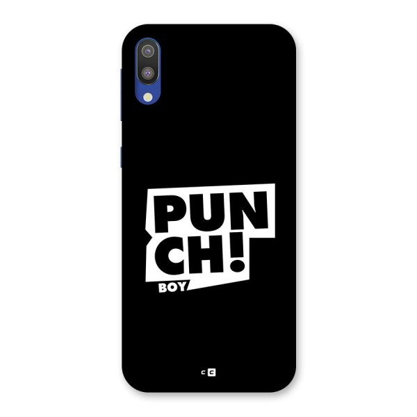 Punch Boy Back Case for Galaxy M10