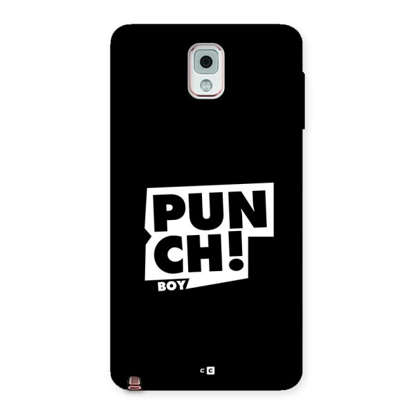 Punch Boy Back Case for Galaxy Note 3