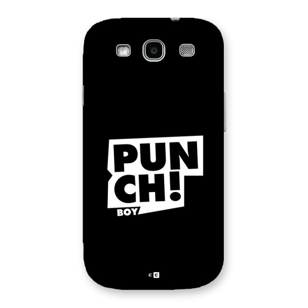 Punch Boy Back Case for Galaxy S3