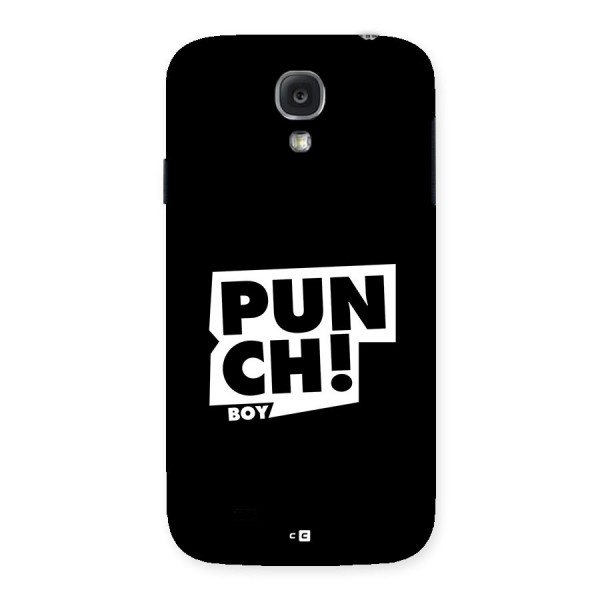 Punch Boy Back Case for Galaxy S4