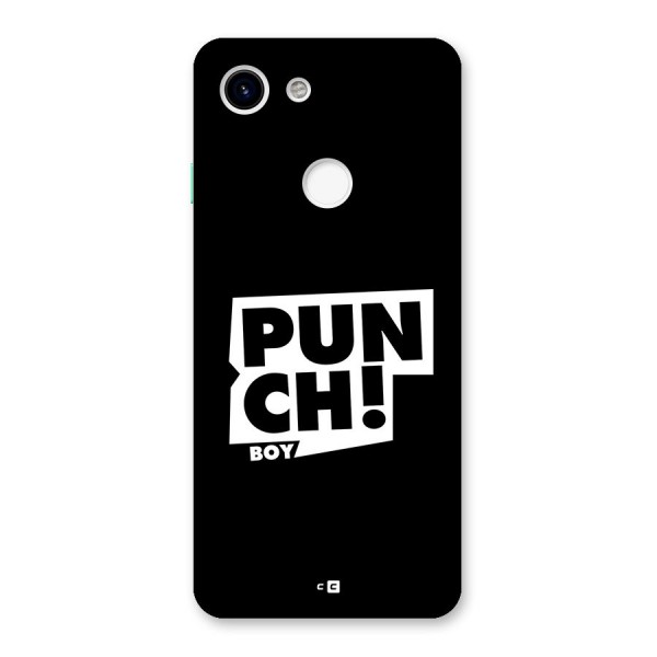 Punch Boy Back Case for Google Pixel 3