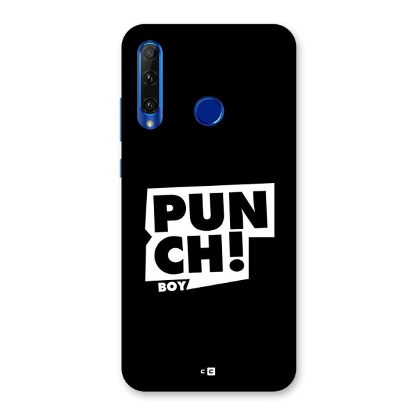 Punch Boy Back Case for Honor 20i