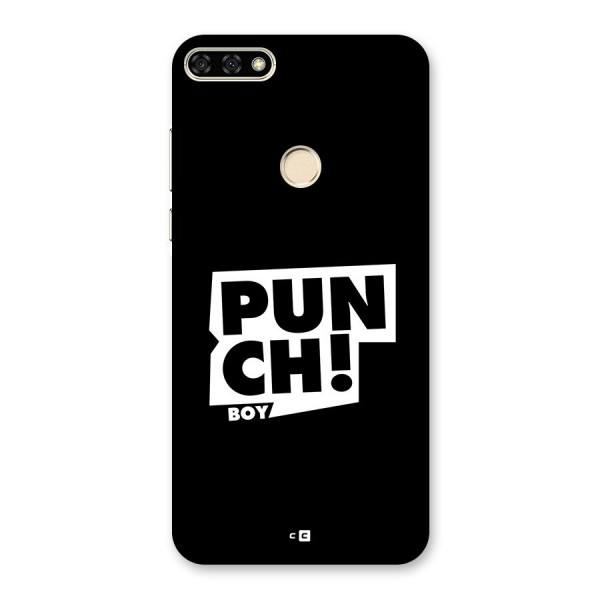 Punch Boy Back Case for Honor 7A