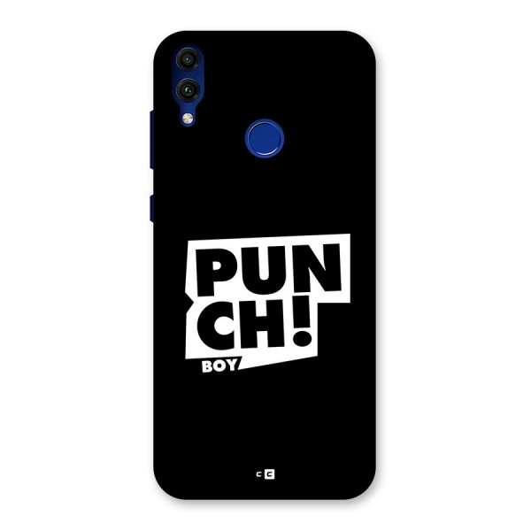 Punch Boy Back Case for Honor 8C