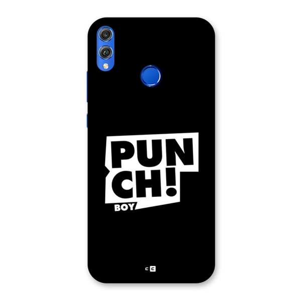 Punch Boy Back Case for Honor 8X