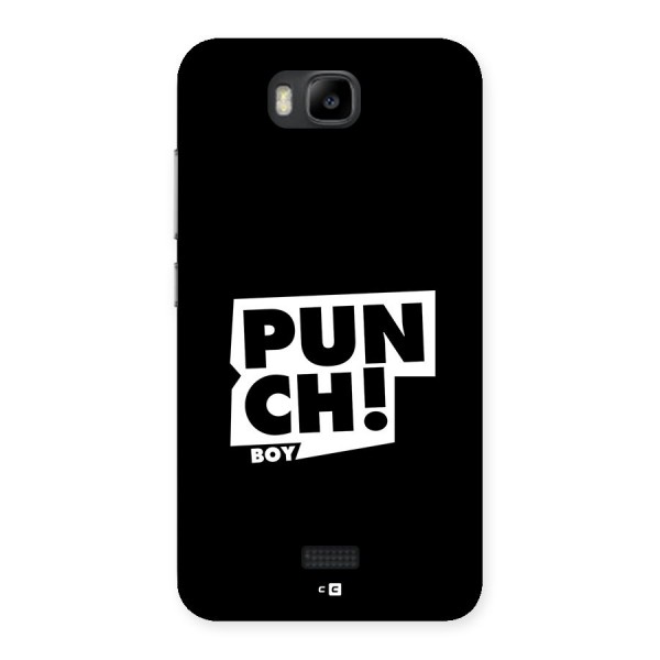 Punch Boy Back Case for Honor Bee