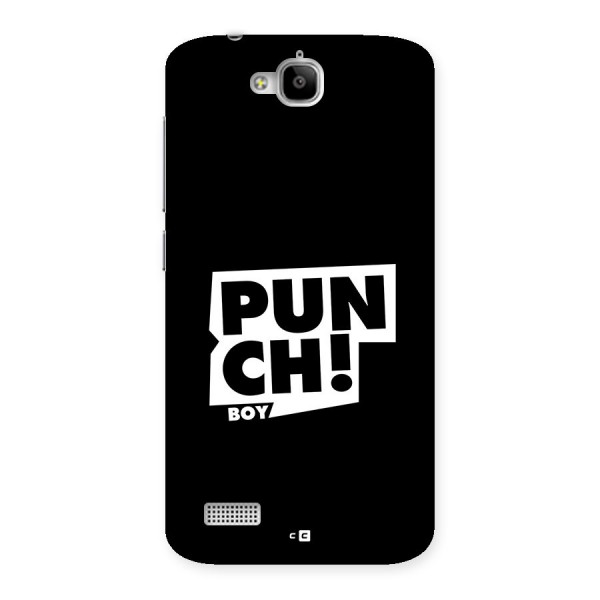 Punch Boy Back Case for Honor Holly