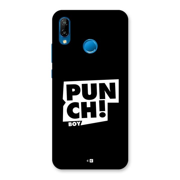 Punch Boy Back Case for Huawei P20 Lite