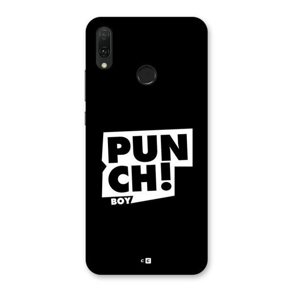 Punch Boy Back Case for Huawei Y9 (2019)