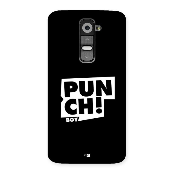 Punch Boy Back Case for LG G2