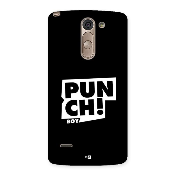 Punch Boy Back Case for LG G3 Stylus