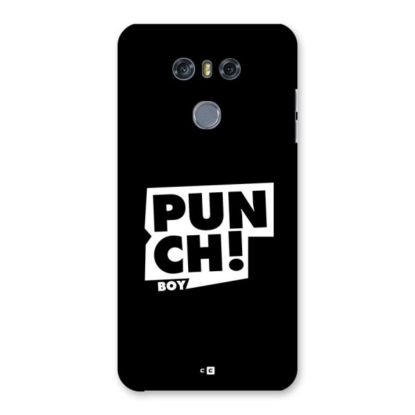 Punch Boy Back Case for LG G6