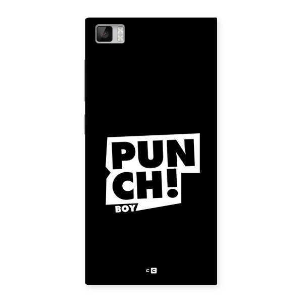 Punch Boy Back Case for Mi3