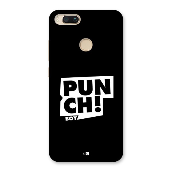 Punch Boy Back Case for Mi A1