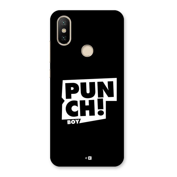 Punch Boy Back Case for Mi A2