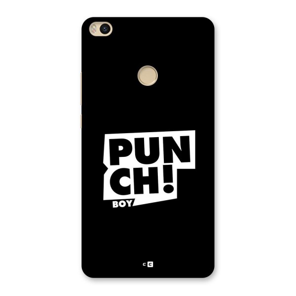 Punch Boy Back Case for Mi Max 2