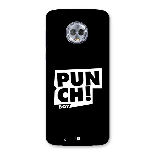 Punch Boy Back Case for Moto G6