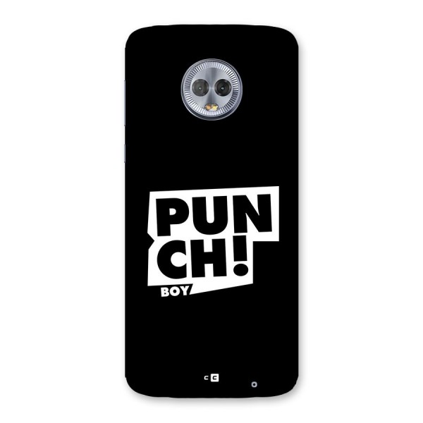 Punch Boy Back Case for Moto G6 Plus