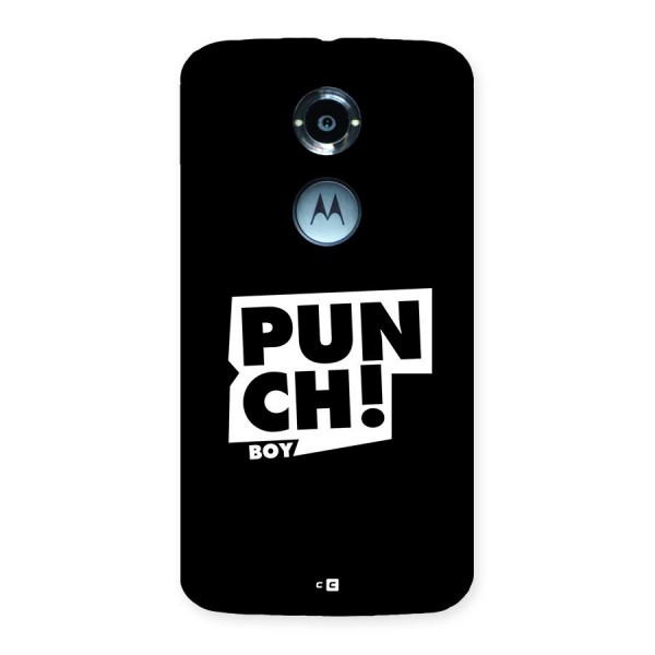 Punch Boy Back Case for Moto X2