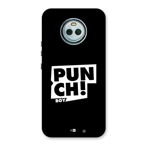 Punch Boy Back Case for Moto X4