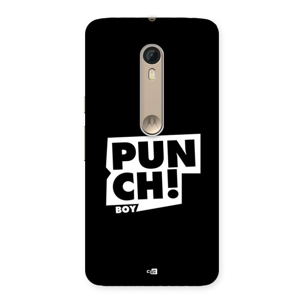 Punch Boy Back Case for Moto X Style